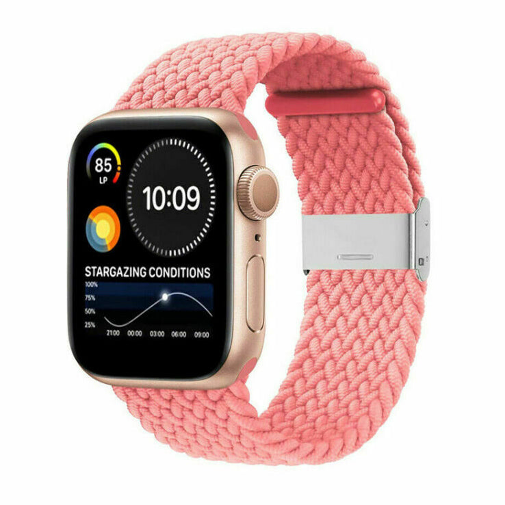 Adjustable Nylon Braided Loop Strap For Apple Watch – Wrist Drip