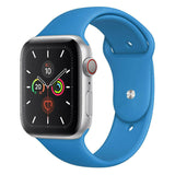 LYSW Silicone Strap for Apple Watch - Surf Blue