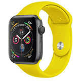 LYSW Silicone Strap for Apple Watch - Bright Yellow