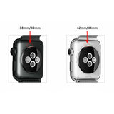 LYSW Silicone Sport Strap for Apple Watch - Black / White