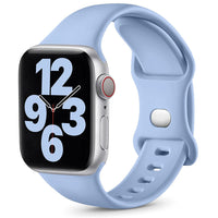 Silicone Sport Strap for Apple Watch - Light Pastel Blue