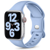 Silicone Sport Strap for Apple Watch - Light Pastel Blue