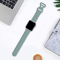 Silicone Sport Strap for Apple Watch - Pine Green