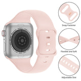 Silicone Sport Strap for Apple Watch - Pink