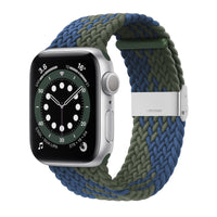 Adjustable Braided Loop for Apple Watch - Blue Green