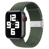 Adjustable Braided Loop for Apple Watch - Green